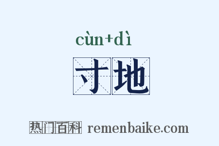 寸地是什么意思的图片